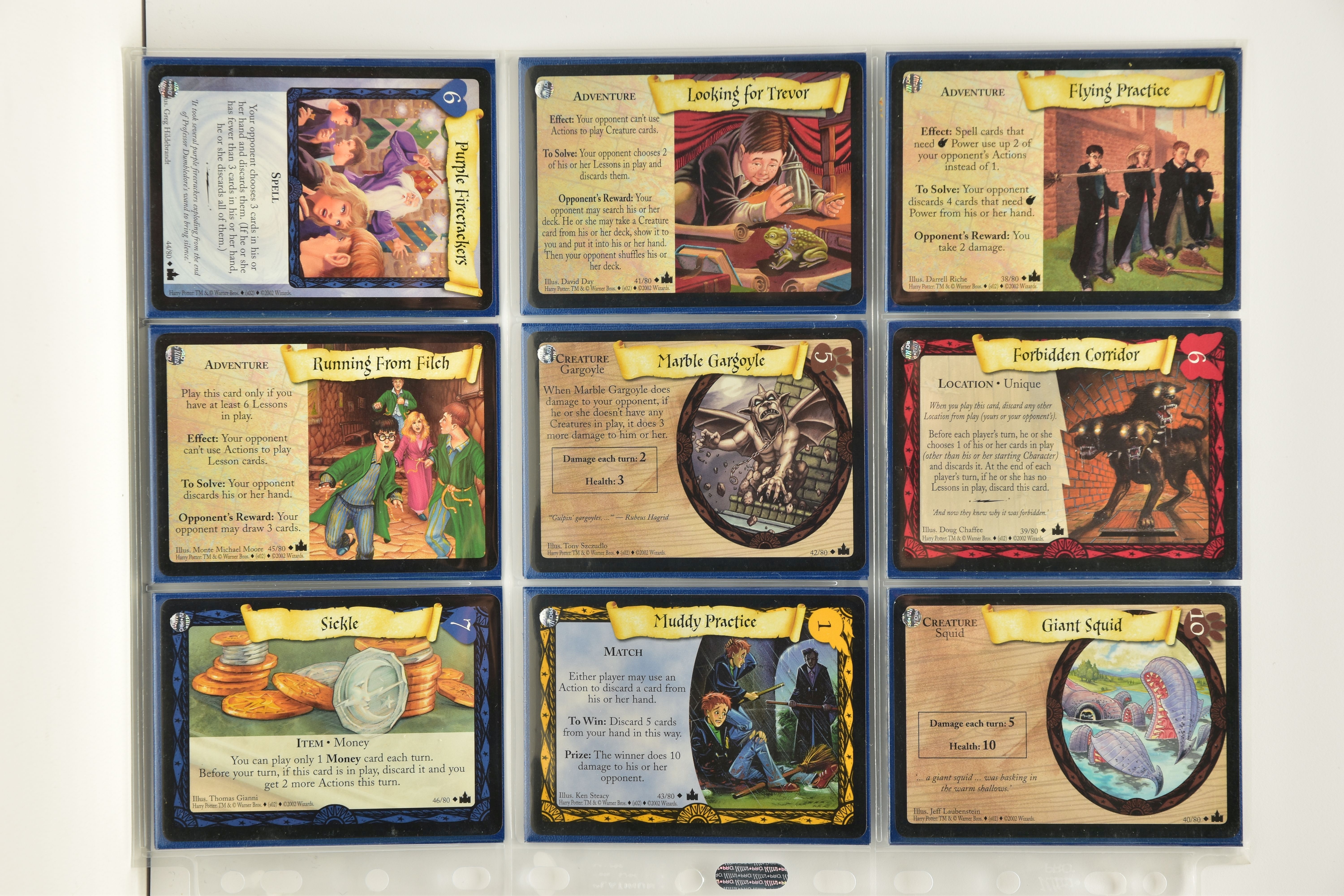 COMPLETE HARRY POTTER ADVENTURES AT HOGWARTS SET, all cards are present (including holo variants), - Image 9 of 13