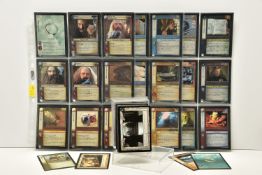 COMPLETE LORD OF THE RINGS REFLECTIONS FOIL SET AND A QUANTITY OF PROMO CARDS, all cards are