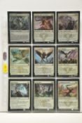 COMPLETE MAGIC THE GATHERING: DRAGONS OF TARKIR FOIL SET, all cards are present, genuine and are all