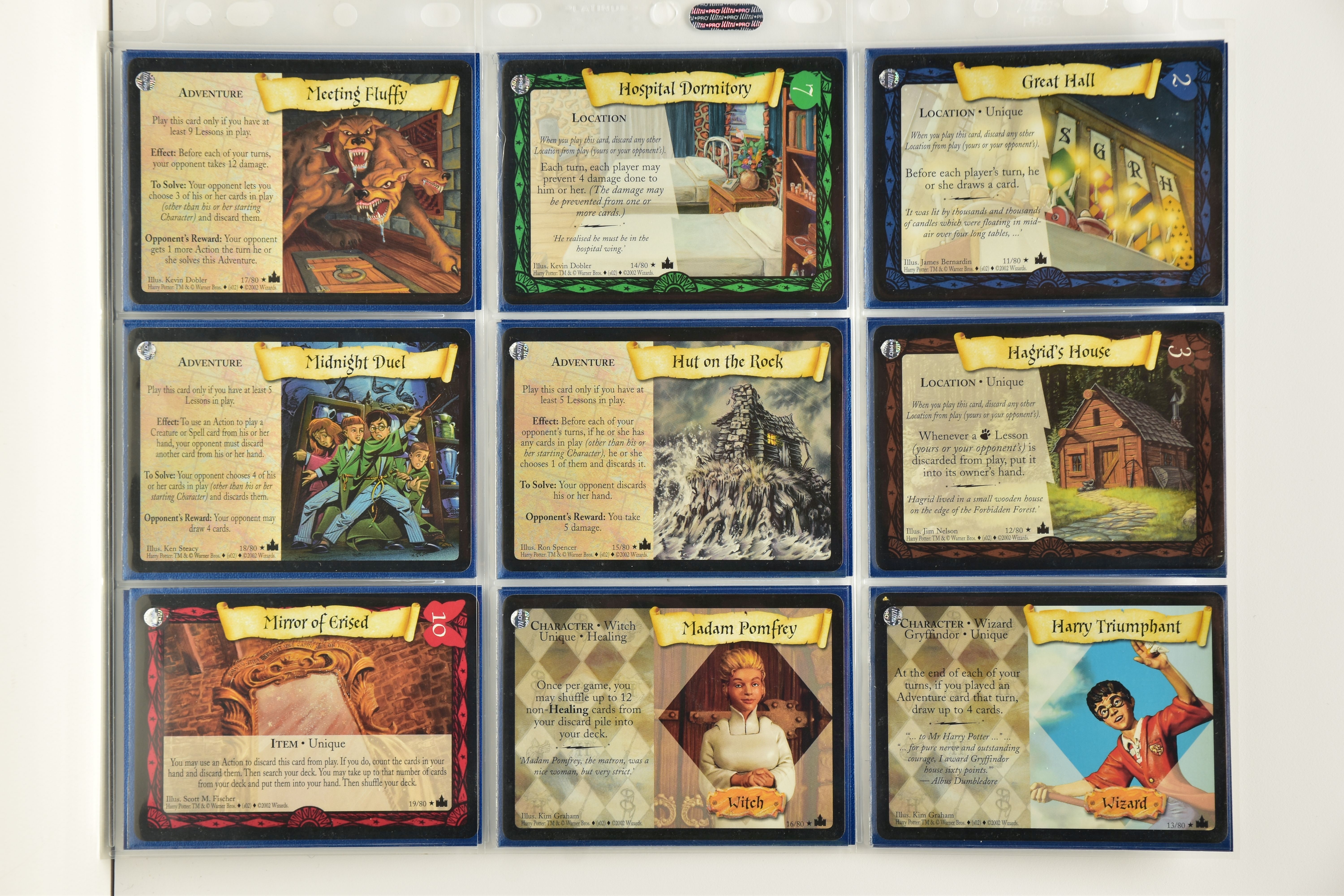 COMPLETE HARRY POTTER ADVENTURES AT HOGWARTS SET, all cards are present (including holo variants), - Image 6 of 13
