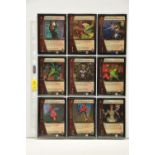 COMPLETE VS. SYSTEM MARVEL: WEB OF SPIDER-MAN 1ST EDITION FOIL SET, all cards are present, genuine