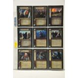 MOSTLY COMPLETE LORD OF THE RINGS BATTLE OF HELM’S DEEP FOIL SET, all cards are present (except card