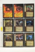 COMPLETE LORD OF THE RINGS FELLOWSHIP OF THE RINGS FOIL SET, all cards are present, genuine and