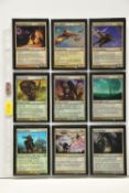 COMPLETE MAGIC THE GATHERING: WORLDWAKE FOIL SET, all cards are present, genuine and are all in