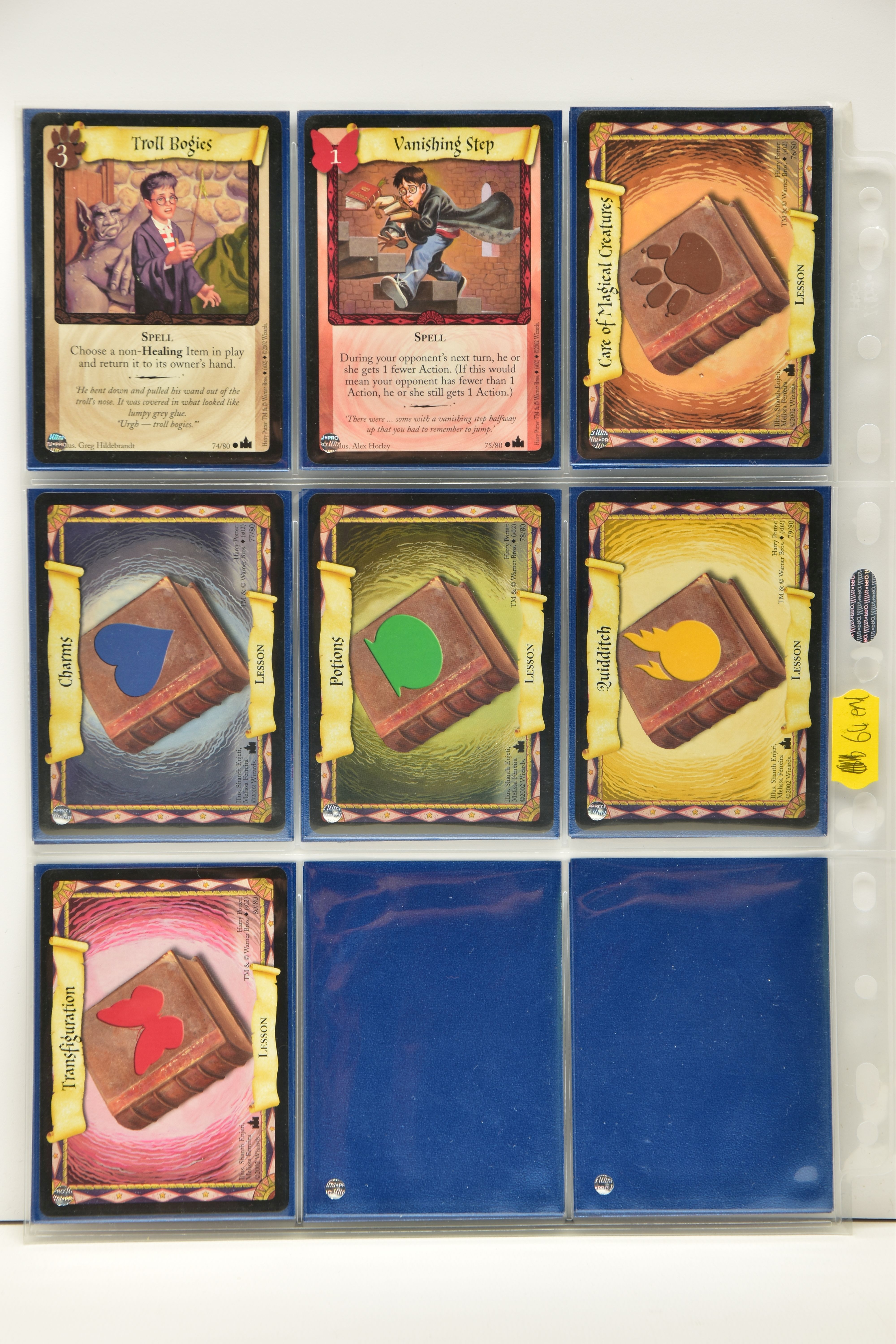 COMPLETE HARRY POTTER ADVENTURES AT HOGWARTS SET, all cards are present (including holo variants), - Image 13 of 13