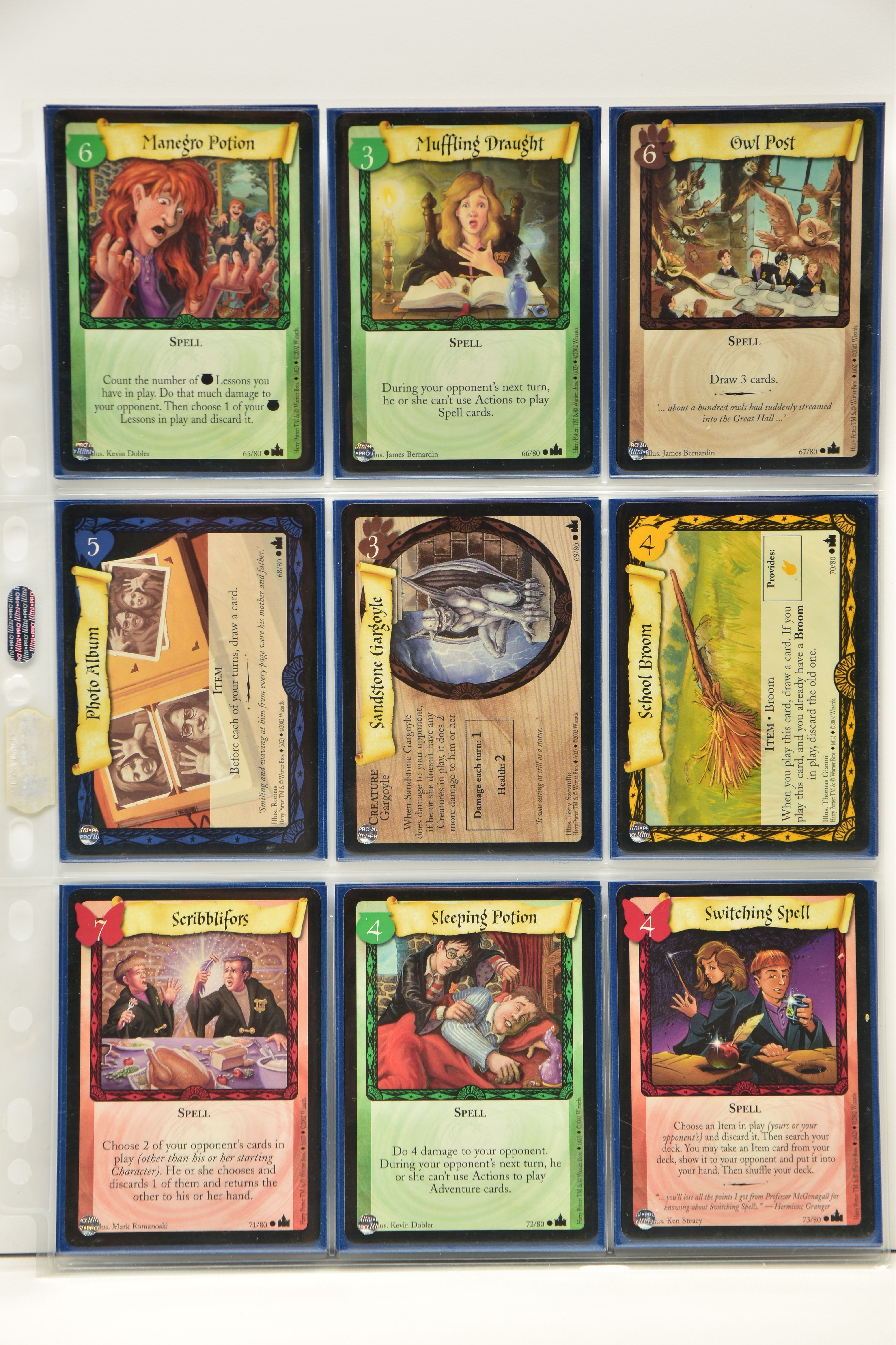 COMPLETE HARRY POTTER ADVENTURES AT HOGWARTS SET, all cards are present (including holo variants), - Image 12 of 13