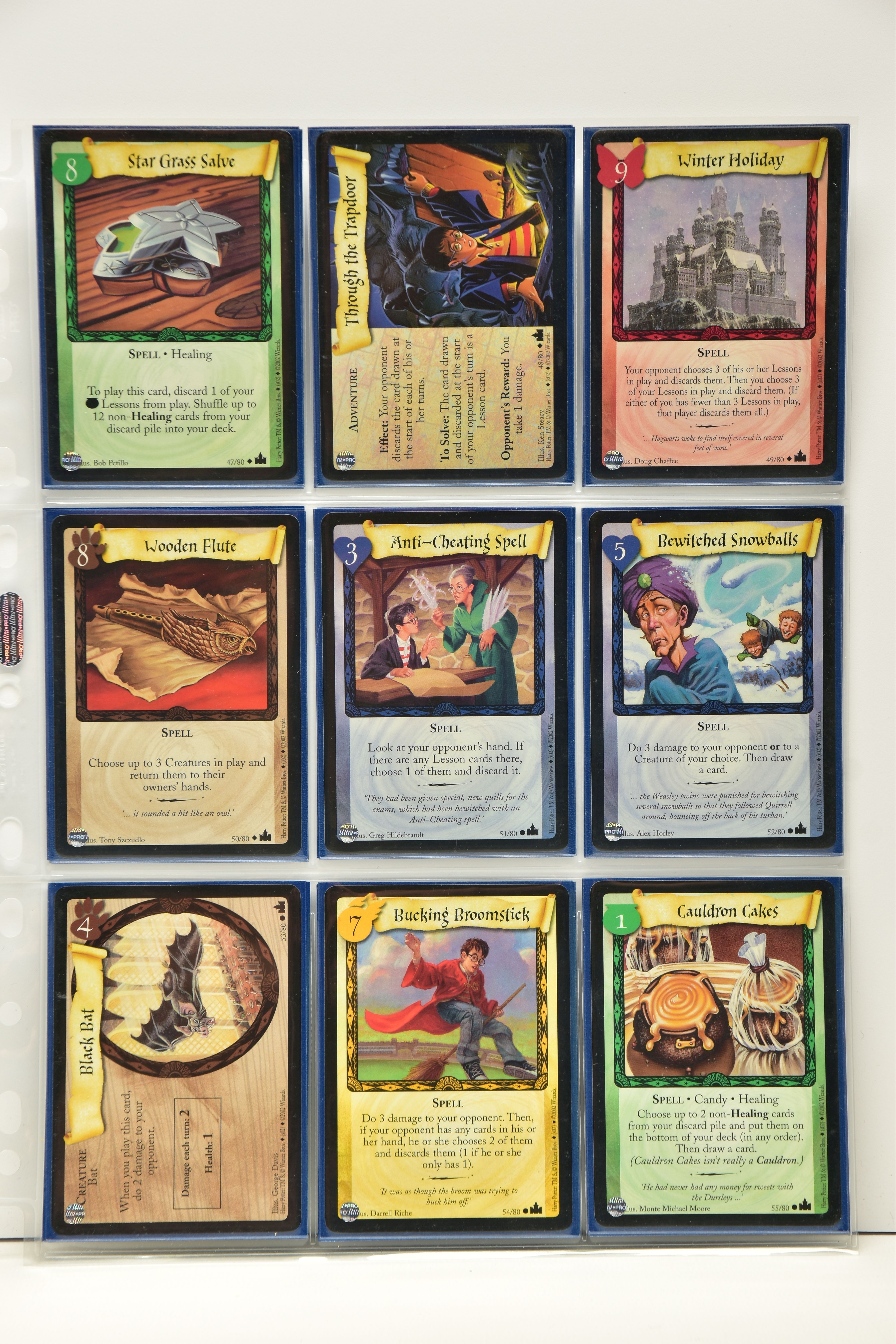 COMPLETE HARRY POTTER ADVENTURES AT HOGWARTS SET, all cards are present (including holo variants), - Image 10 of 13