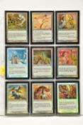 COMPLETE MAGIC THE GATHERING: MERCADIAN MASQUES FOIL SET, all cards are present (including Overtaker