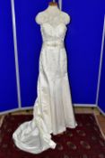 WEDDING DRESS, end of season stock clearance (may have slight marks or very minor damage) Ivory/