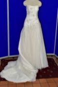 WEDDING DRESS, end of season stock clearance (may have slight marks or very minor damage) Ivory