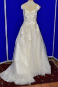 WEDDING DRESS, end of season stock clearance (may have slight marks or very minor damage) A David