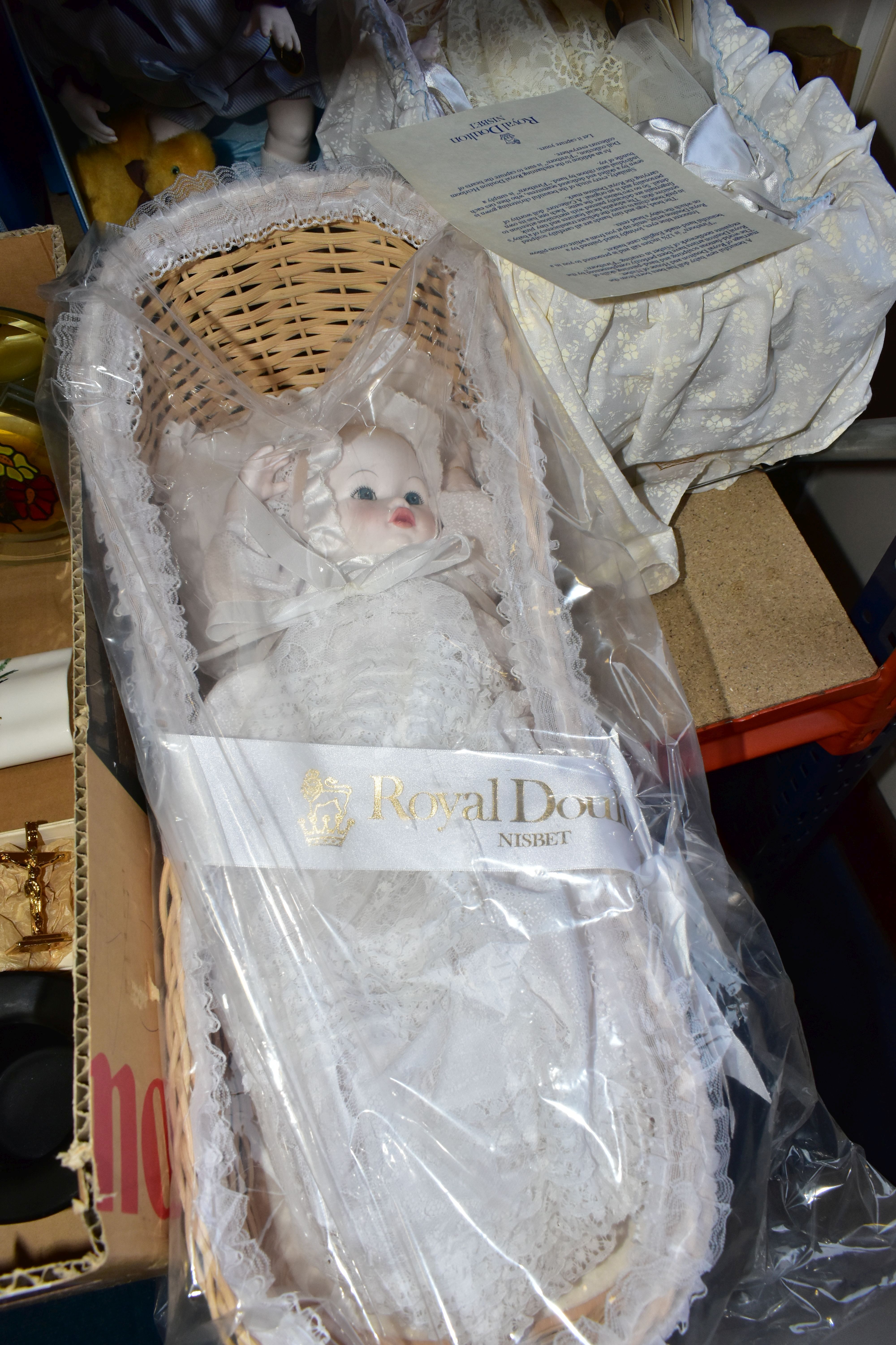 A GROUP OF ROYAL DOULTON NISBET DOLLS, comprising three boxed dolls 'Wedding Day', 'Melanie', 'HRH - Image 9 of 12