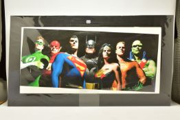 ALEX ROSS FOR DC COMICS (AMERICAN CONTEMPORARY) 'ORIGINAL SEVEN' portraits of Green Lantern,