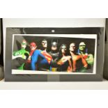 ALEX ROSS FOR DC COMICS (AMERICAN CONTEMPORARY) 'ORIGINAL SEVEN' portraits of Green Lantern,