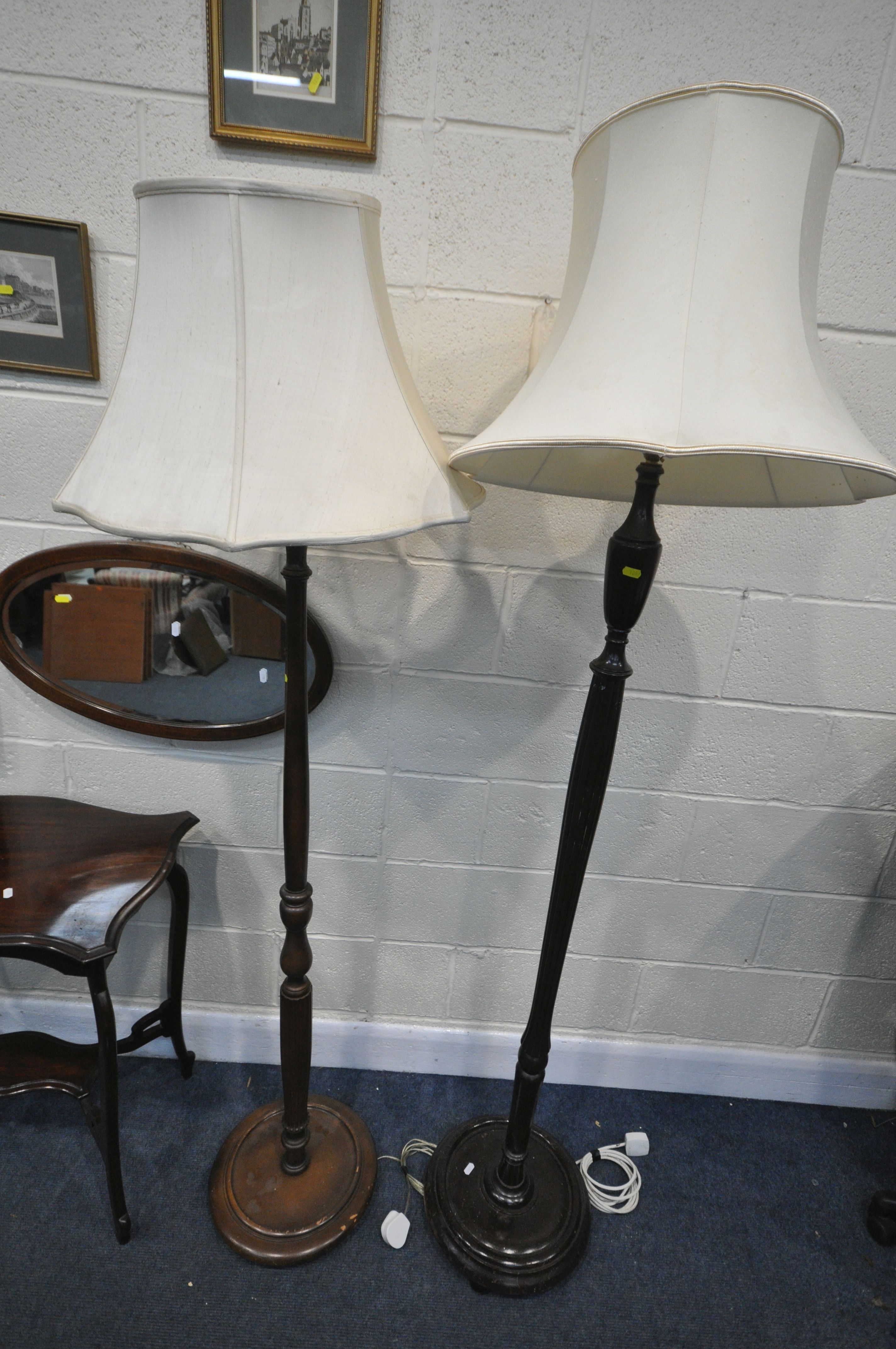 A SELECTION OF OCCASIONAL FURNITURE, to include a mahogany side table, 67cm x depth 43cm x height - Image 3 of 5