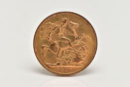 A FULL GOLD SOVEREIGN EDWARD VII 1907, 7.98 grams, 22.05 diameter, .916 fine