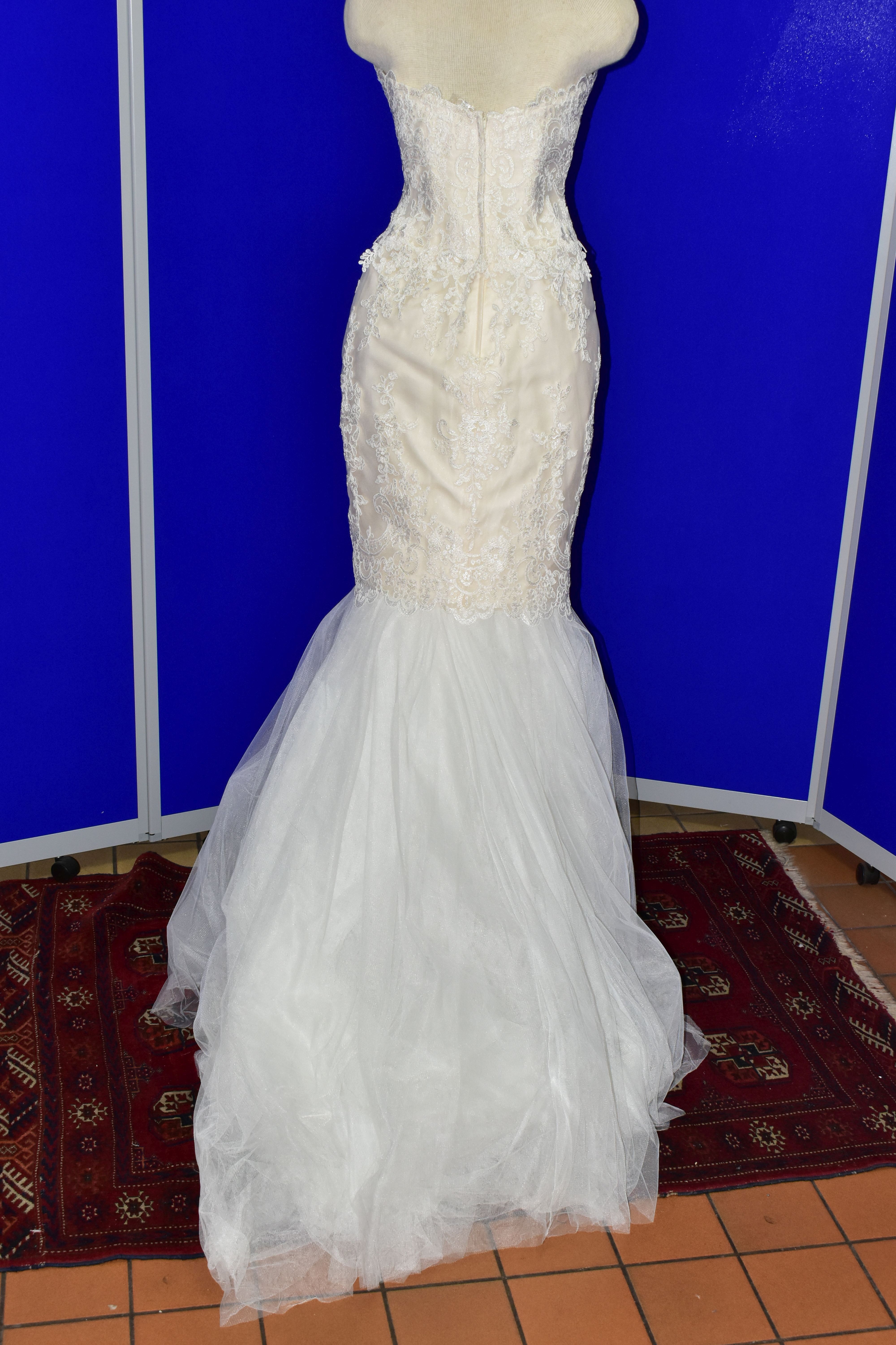 WEDDING DRESS, end of season stock clearance (may have slight marks or very minor damage) David - Image 12 of 19