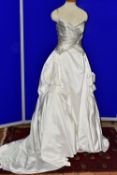 WEDDING DRESS, end of season stock clearance (may have slight marks or very minor damage) a silver