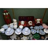 A COLLECTION OF CERAMICS, comprising a Royal Crown Derby Pembroke tea set: a cream jug, a covered