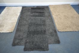 A SELECTION OF MODERN WOOLLEN RUGS, of various sizes and colours, largest rug size 290cm x 206cm (