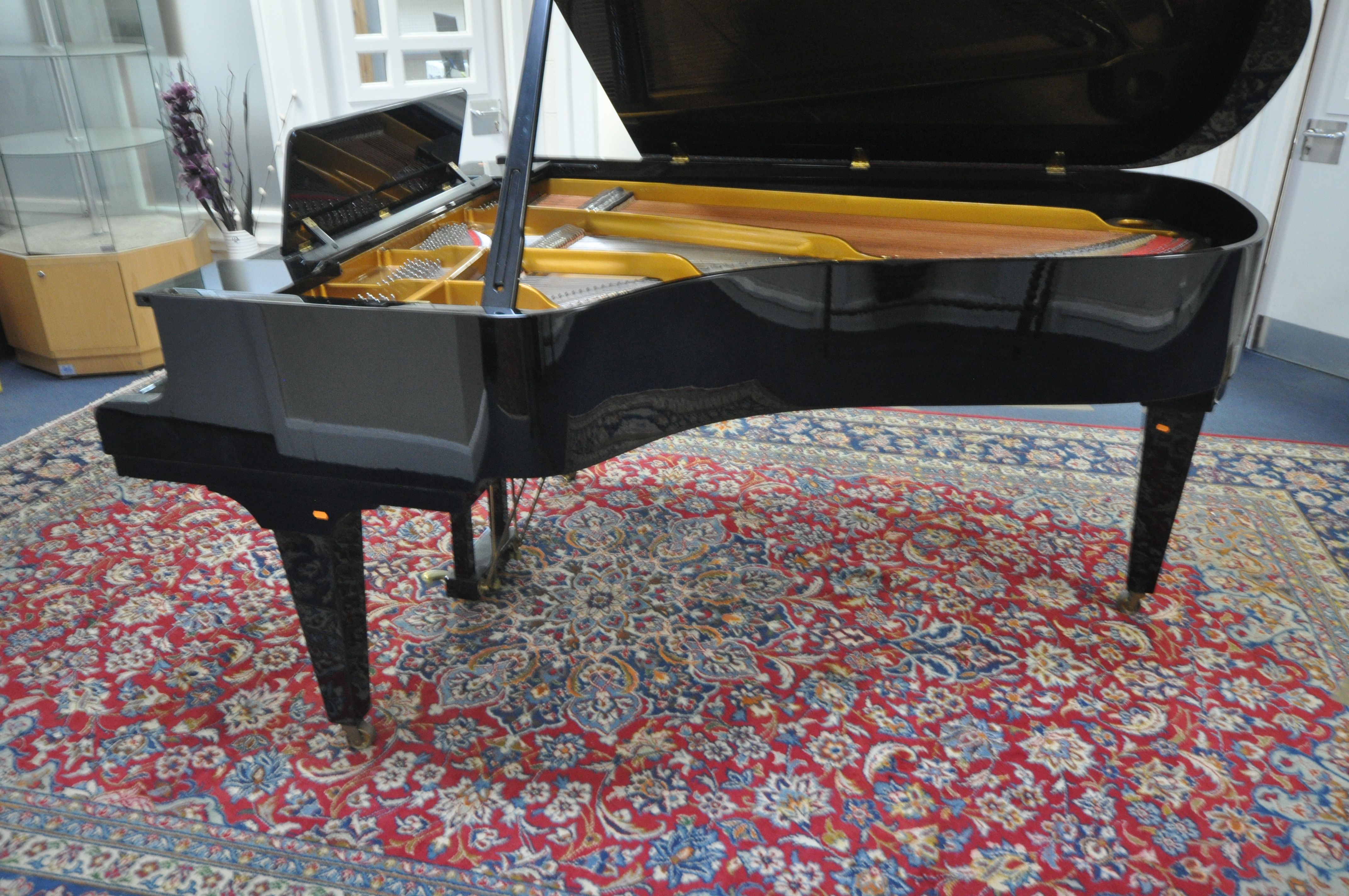 IBACH (1980-1990) A 6FT 10 SEMI-CONCERT GRAND PIANO, in a glossy ebonised case, serial number 140 - Image 11 of 17