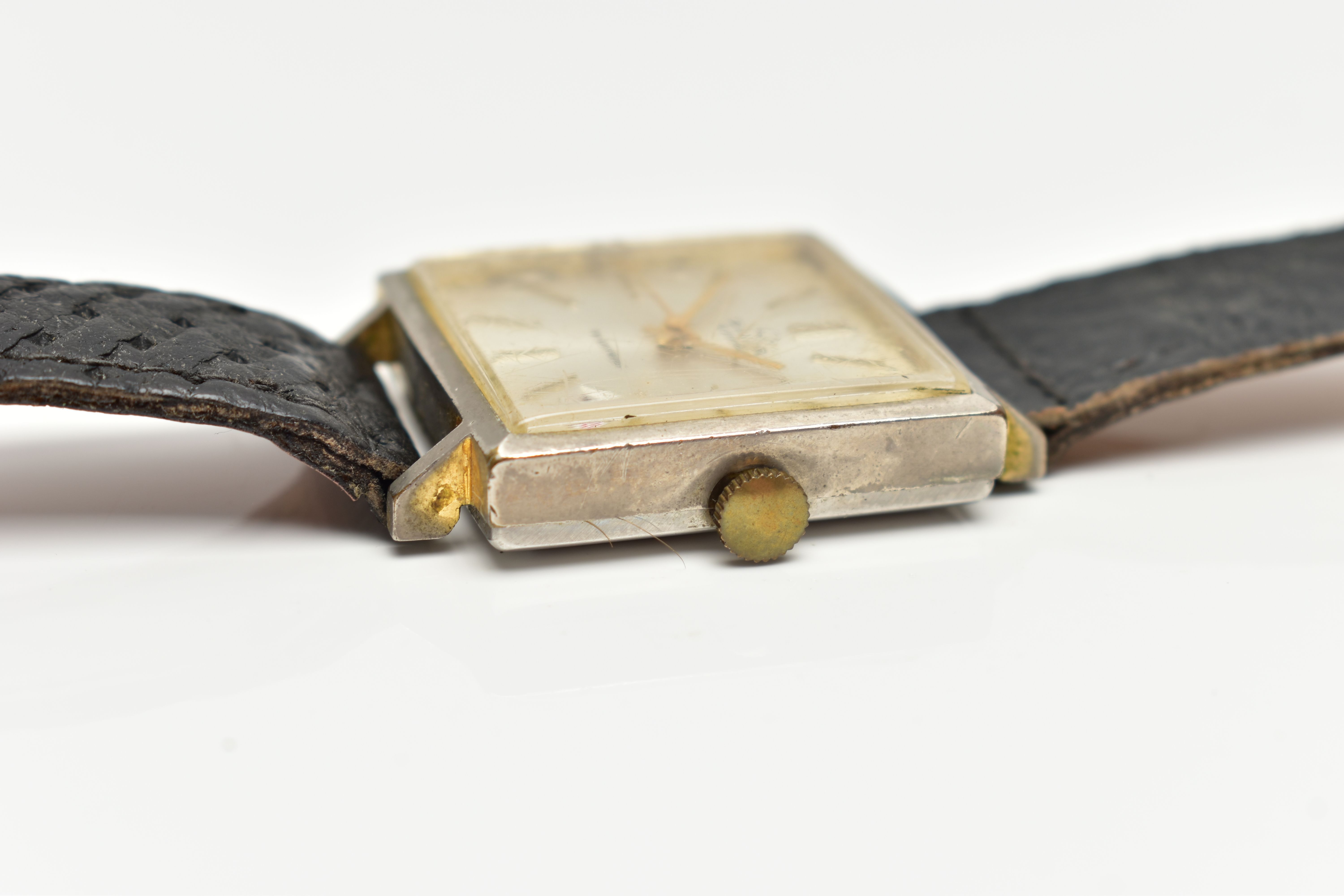 THREE WATCHES, to include a 1960s 9ct yellow gold manual wind GARRARD wristwatch, cream dial with - Image 12 of 12