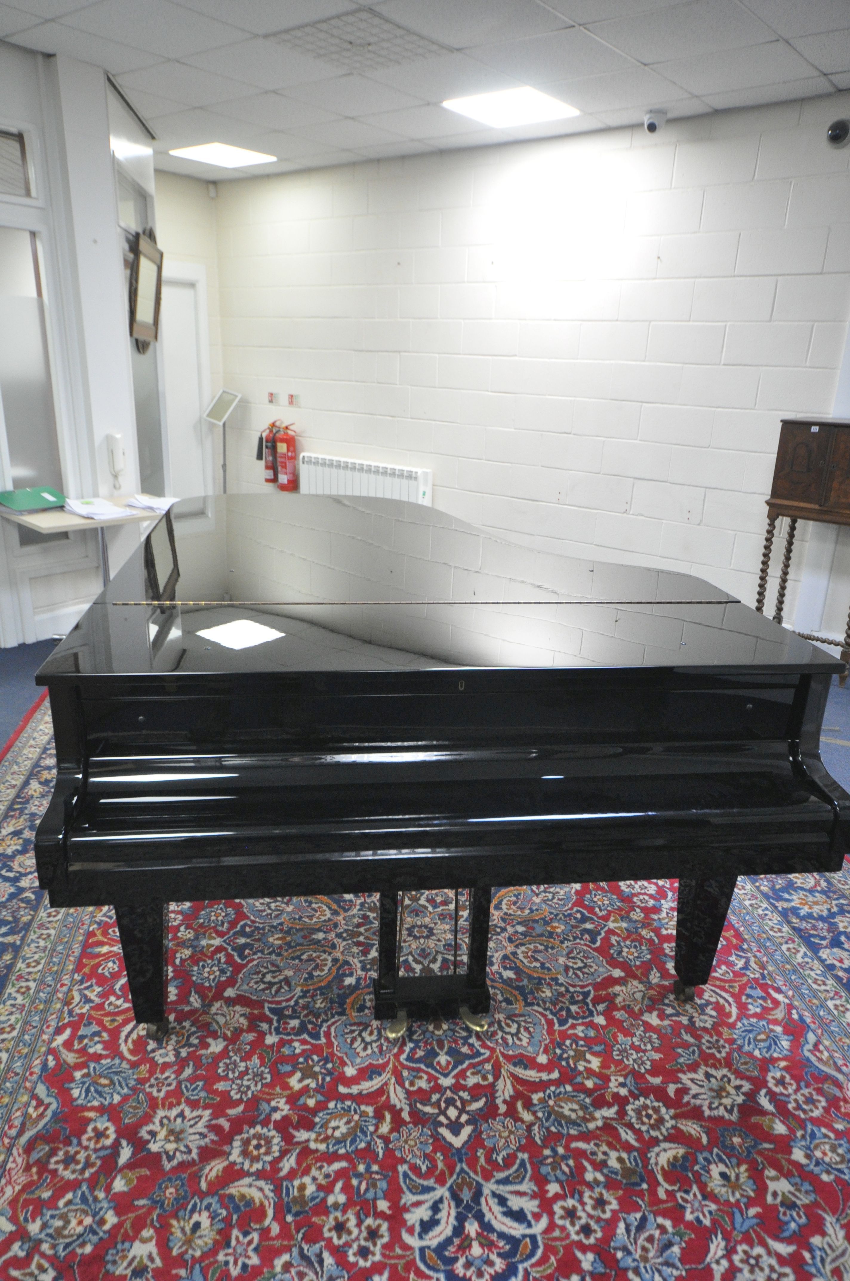 IBACH (1980-1990) A 6FT 10 SEMI-CONCERT GRAND PIANO, in a glossy ebonised case, serial number 140