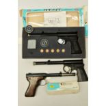 THREE GAT AIR PISTOLS, the first a .177'' Diana Model 2 made in Britain and in good working order,