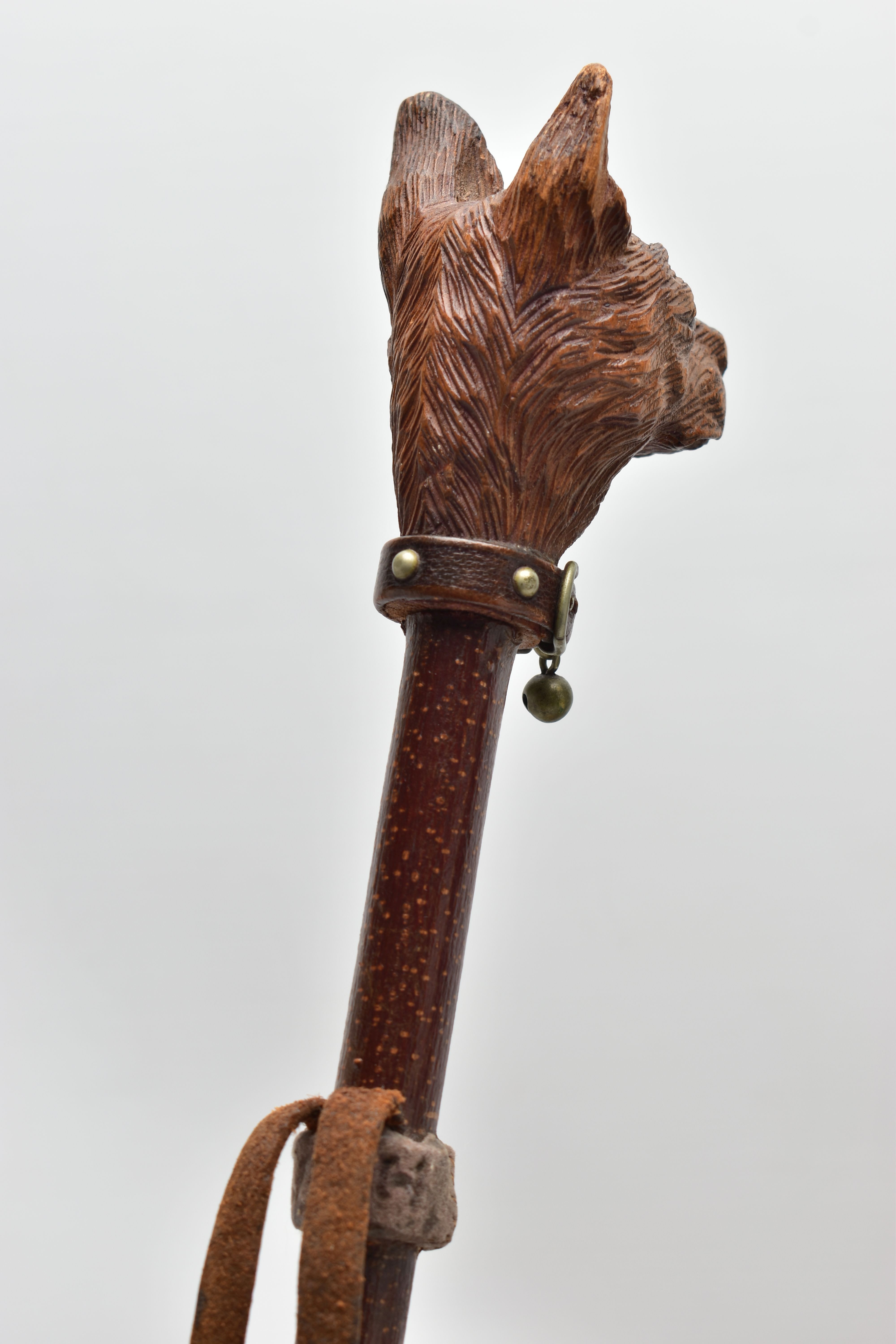 SIX ITEMS OF 19TH AND EARLY 20TH CENTURY TREEN, comprising an Edwardian oak desk stand with silver - Image 8 of 23