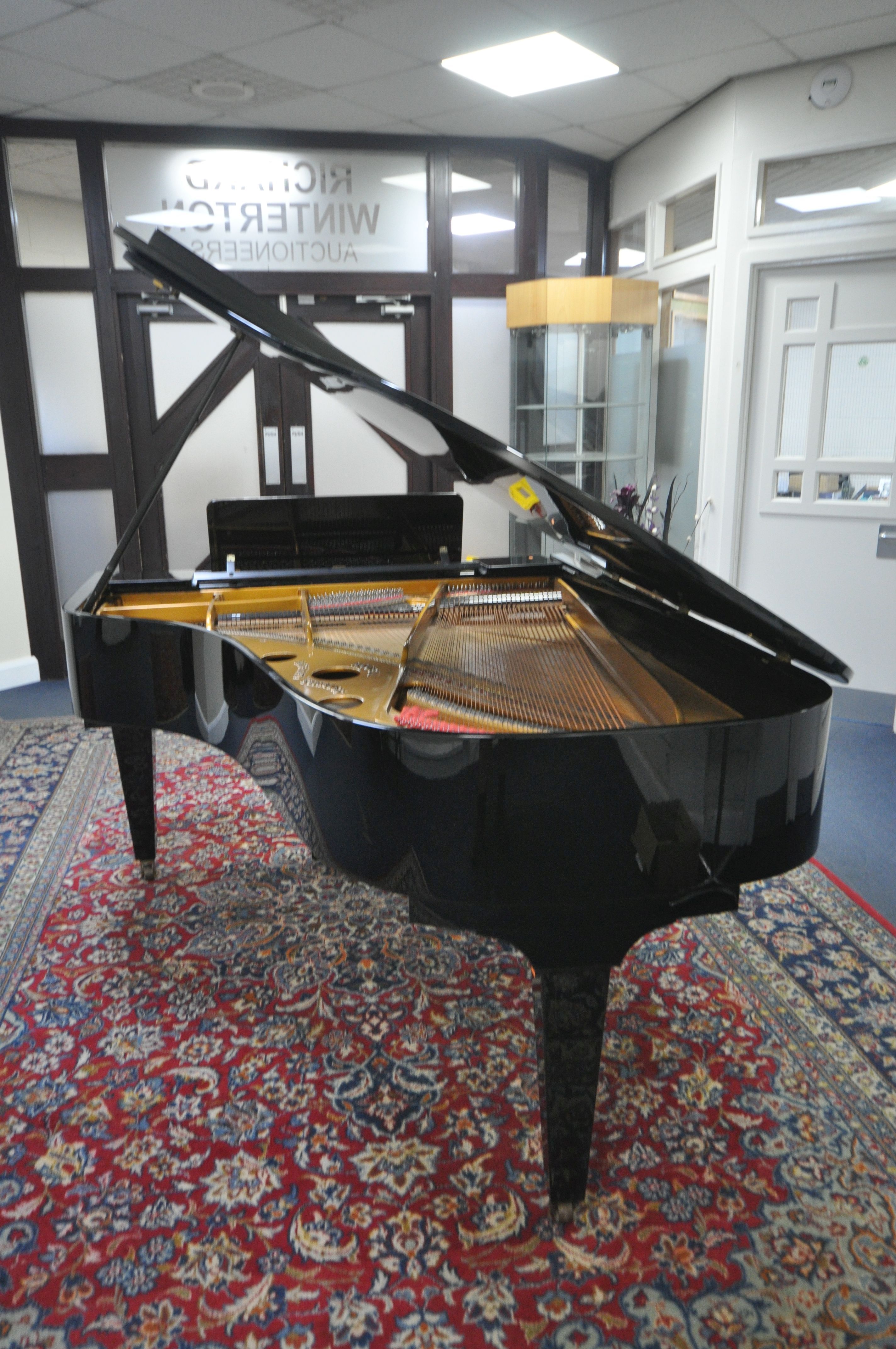 IBACH (1980-1990) A 6FT 10 SEMI-CONCERT GRAND PIANO, in a glossy ebonised case, serial number 140 - Image 10 of 17