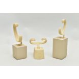 THREE ROLEX WATCH DISPLAY STANDS, of various sizes, each with Rolex symbol (3) (Condition Report: