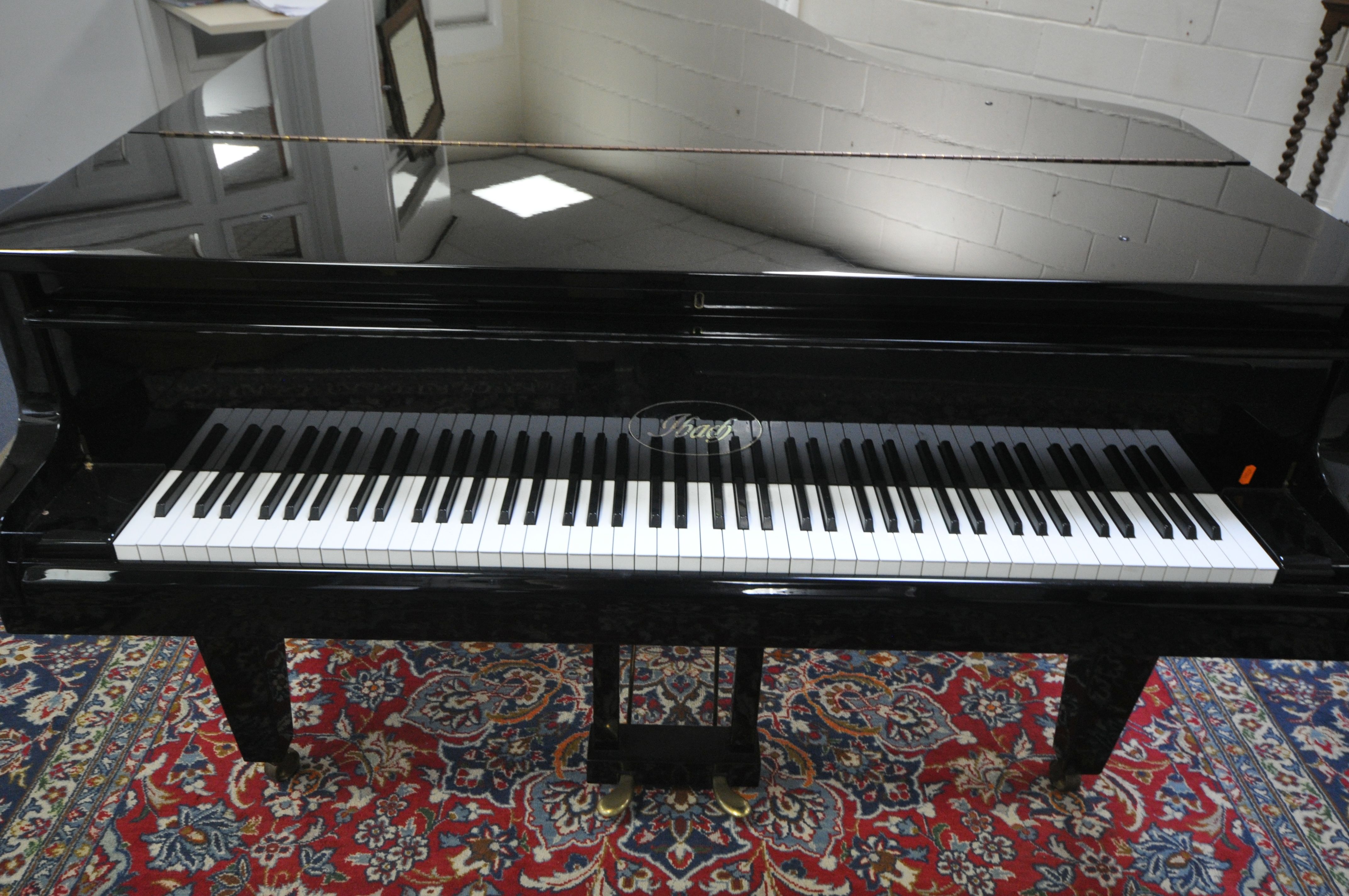 IBACH (1980-1990) A 6FT 10 SEMI-CONCERT GRAND PIANO, in a glossy ebonised case, serial number 140 - Image 2 of 17
