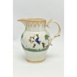 A LATE 18TH / EARLY 19TH CENTURY PRATTWARE JUG COMMEMORATING THE DUKE OF YORK, the pearlware jug