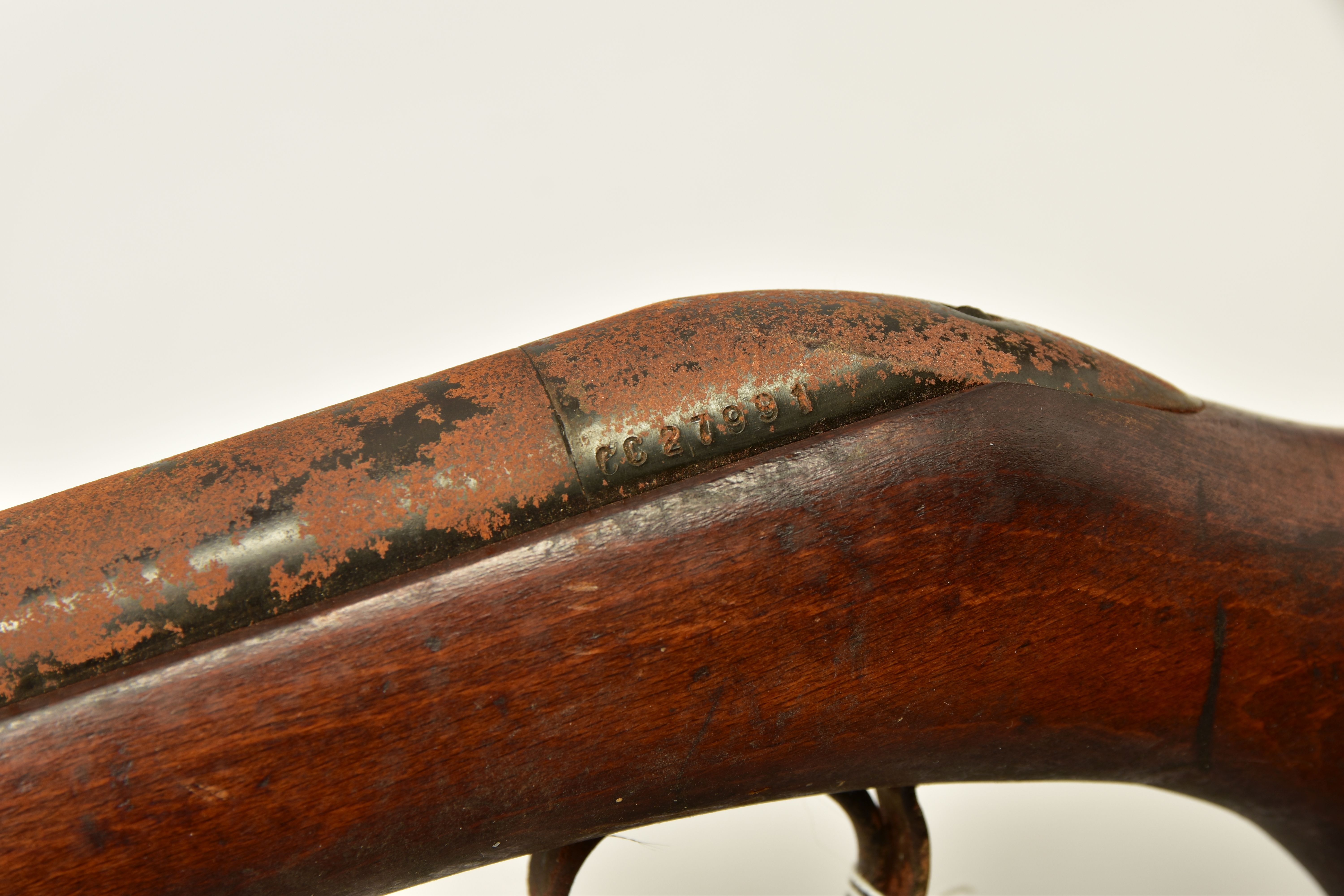 A B.S.A. CADET MAJOR AIR RIFLE, serial number CC27991, heavy rusted overall and fails to engage sear - Image 12 of 17