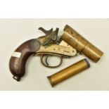 A 1'' WEBLEY & SCOTT MK II FLARE/SIGNAL PISTOL, (THIS IS A SECTION 1 FIREARM AND THE PURCHASER