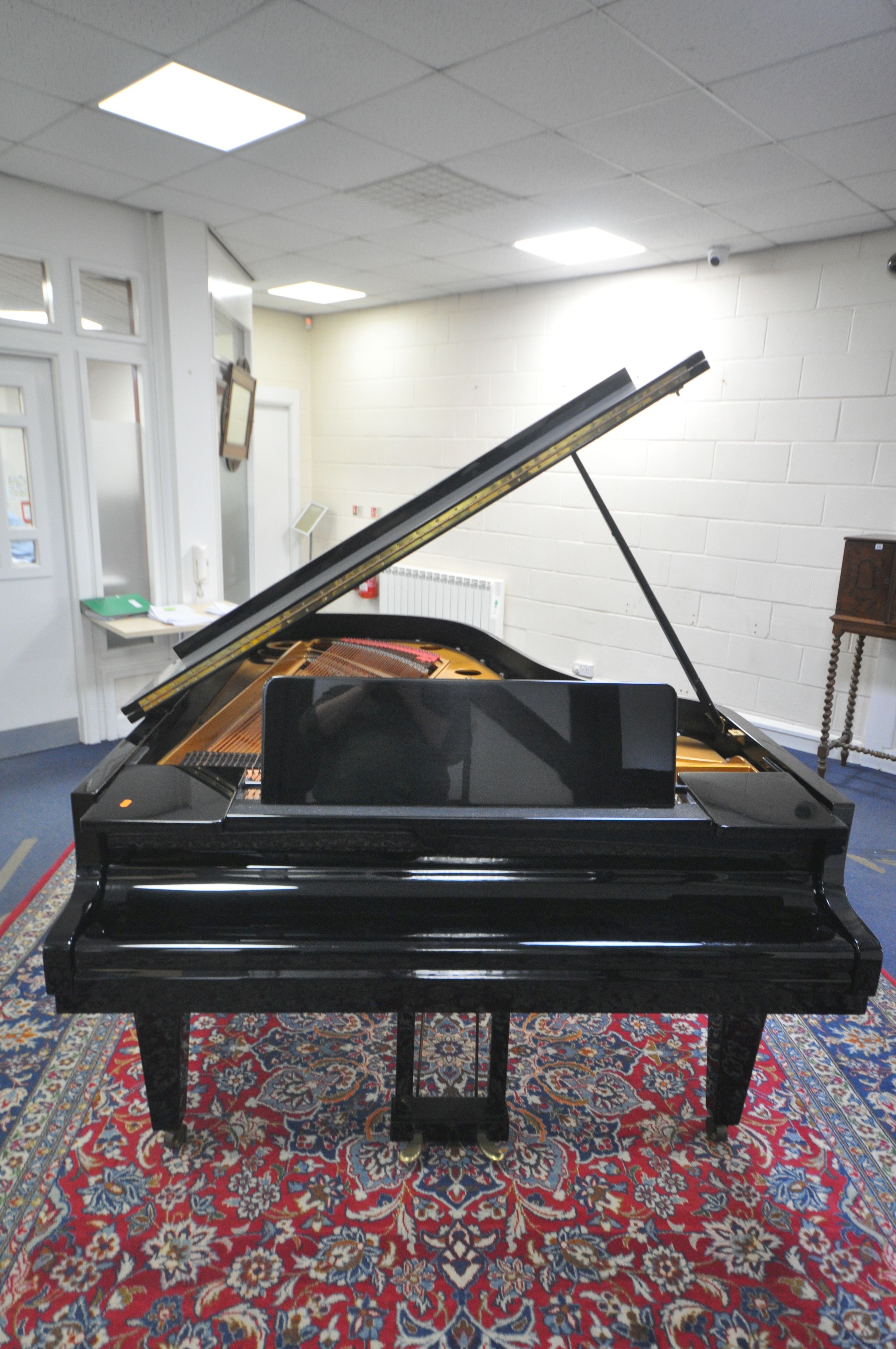 IBACH (1980-1990) A 6FT 10 SEMI-CONCERT GRAND PIANO, in a glossy ebonised case, serial number 140 - Image 7 of 17
