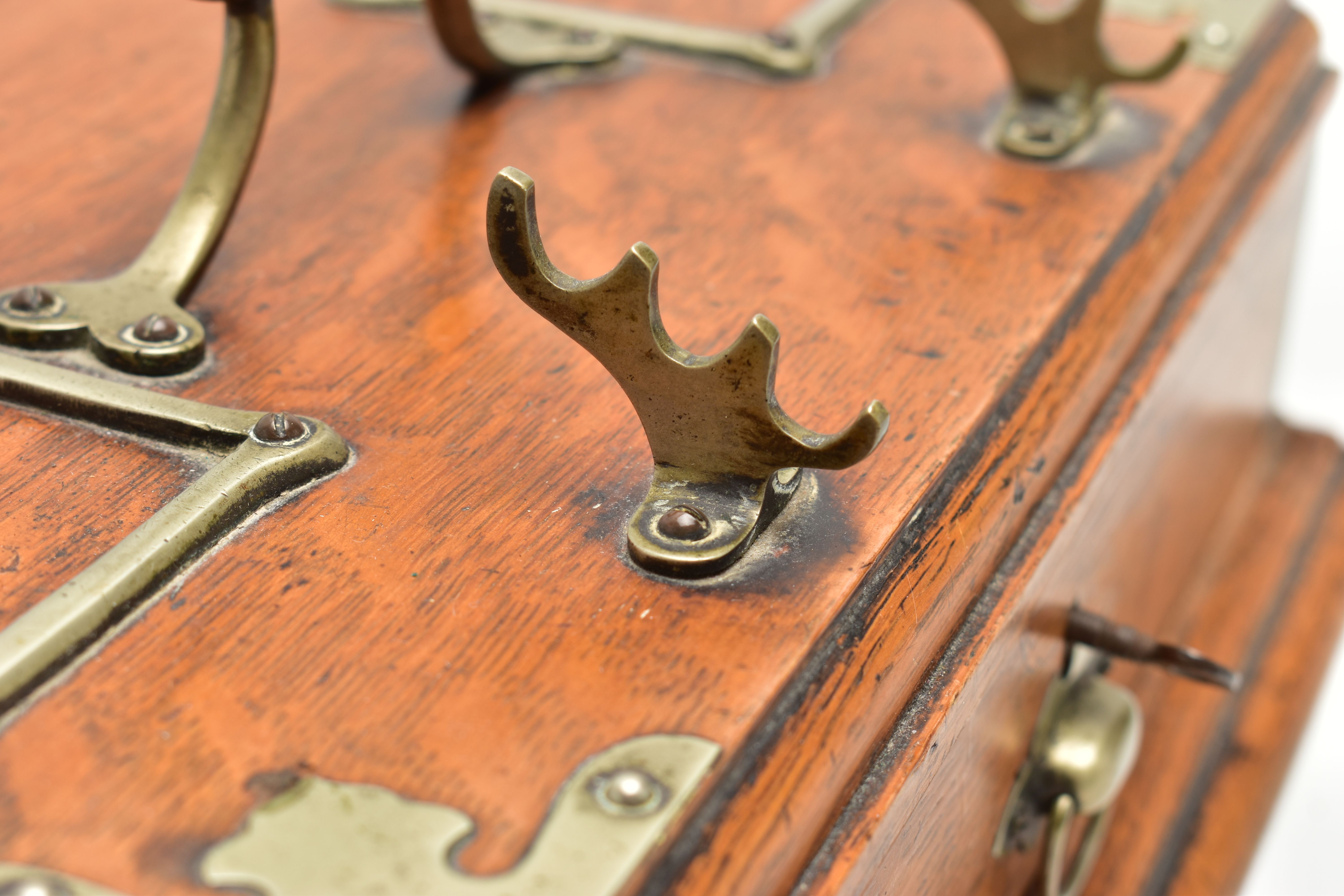 SIX ITEMS OF 19TH AND EARLY 20TH CENTURY TREEN, comprising an Edwardian oak desk stand with silver - Image 23 of 23