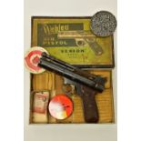 A .177'' WEBLEY & SCOTT SENIOR AIR PISTOL, batch number 1732, in good working order but bearing