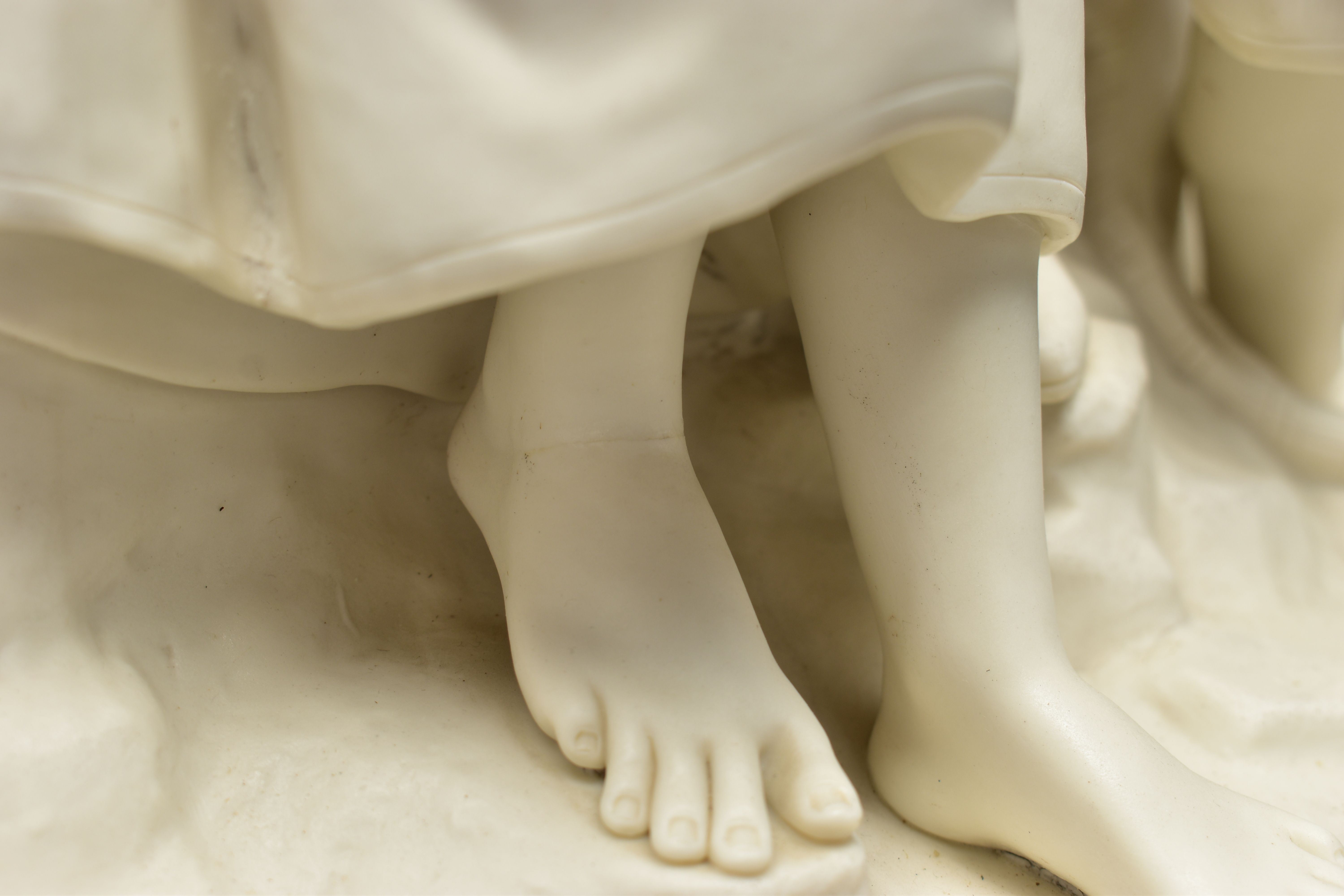 A 19TH CENTURY COPELAND PARIAN FIGURE GROUP OF BURNS AND HIGHLAND MARY, modelled as a couple - Image 15 of 15