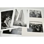 MICHAEL COOPER PHOTOGRAPHS - THE ROLLING STONES eight copies of original photographs taken by
