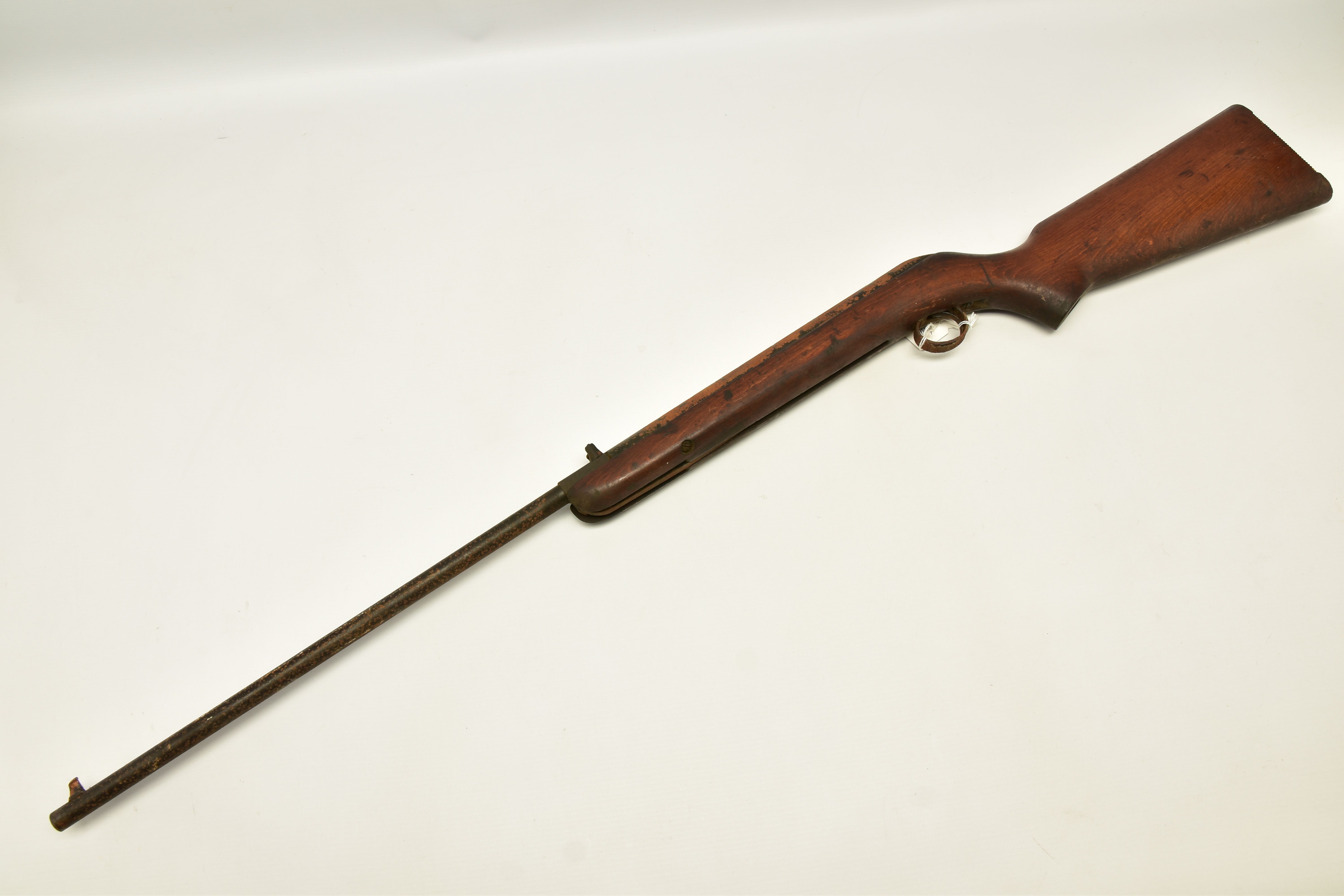 A B.S.A. CADET MAJOR AIR RIFLE, serial number CC27991, heavy rusted overall and fails to engage sear - Image 7 of 17