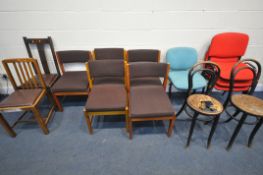 A LARGE SELECTION OF CHAIRS, of various ages, styles and materials (19)
