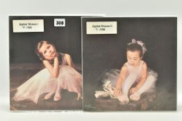 DARREN BAKER (BRITISH 1976) 'BALLET SHOES I & II', two signed limited edition prints depicting young