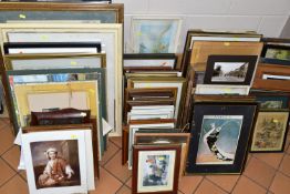 A LARGE QUANTITY OF PAINTINGS AND PRINTS ETC, to include watercolours and pastels signed Vera