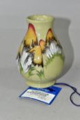A MOORCROFT POTTERY MAGICAL TOADSTOOL VASE, decorated in the Magical Toadstool pattern, designed