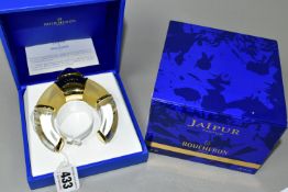 A BOXED BOUCHERON 'JAIPUR' REFILLABLE PERFUME BOTTLE WITH FULL CONTENTS