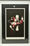 ALEX ROSS FOR DC COMICS (AMERICAN CONTEMPORARY) 'TANGO WITH EVIL', a signed limited edition print
