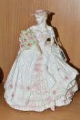 A COALPORT 'ROSE' FIGURINE, from ' The Four Flowers' series, limited edition 7395/12500 (1) (