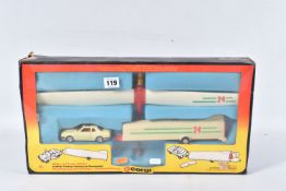 A BOXED CORGI TOYS GLIDER AND TRAILER GIFT SET, No.12, appears complete and in good condition except