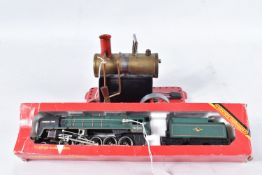 AN UNBOXED MAMOD SE2 LIVE STEAM ENGINE, not tested, with burner tray, has been fired up, some